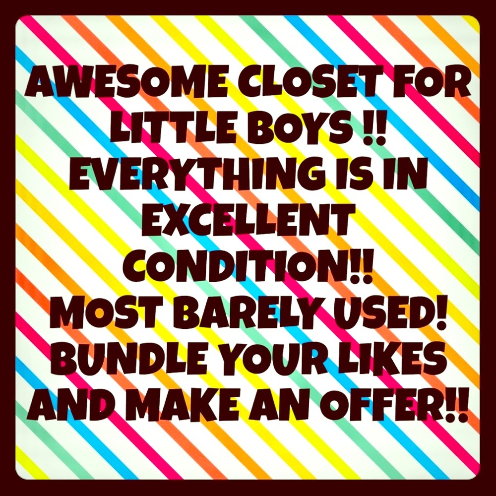 Tons of great boys clothes!!